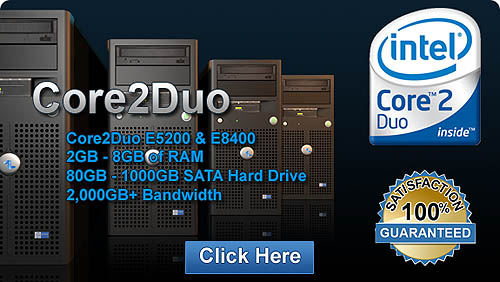 Core2Duo Dedicated Server Hosting