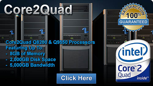 Core2Quad Dedicated Server Hosting