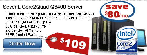 Core2Duo Linux Dedicated Hosting Server Promotion